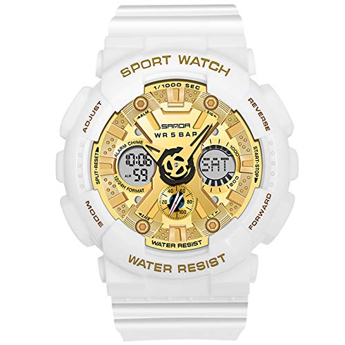 rorios Damen Uhren Digital Quarz Armbanduhren Militär Wasserdicht Sportuhr mit Alarm Timer Elektronische Multifunktions Uhr für Herren Damen von rorios