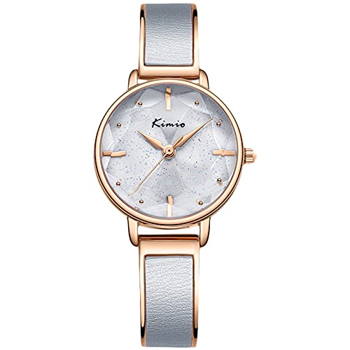 rorios Damen Uhren Wasserdicht Analog Quarz Armbanduhr mit Edelstahlarmband Elegant Sternenhimmel Kleid Uhr für Mädchen Frauen von rorios