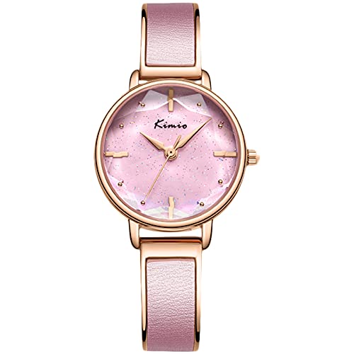 rorios Damen Uhren Wasserdicht Analog Quarz Armbanduhr mit Edelstahlarmband Elegant Sternenhimmel Kleid Uhr für Mädchen Frauen von rorios