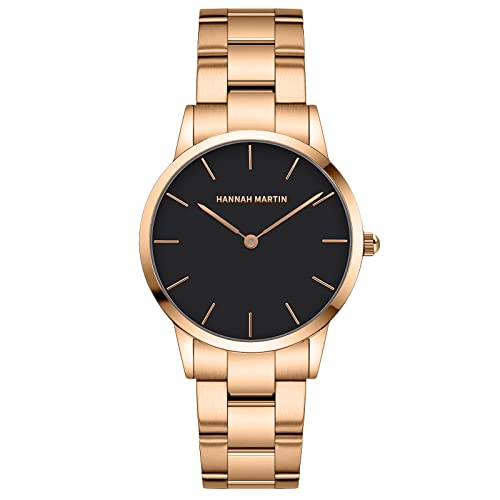 rorios Damen Uhren Wasserdicht Analog Quarz Armbanduhr mit Edelstahlarmband Minimalistisch Klassisch Uhr für Mädchen Frauen von rorios