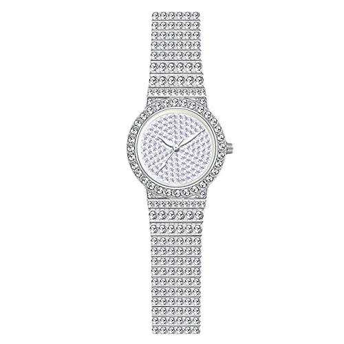 rorios Damenuhren Analog Quarz Uhren mit Strass Armband Mode wasserdichte Armbanduhr für Damen Frauen von rorios