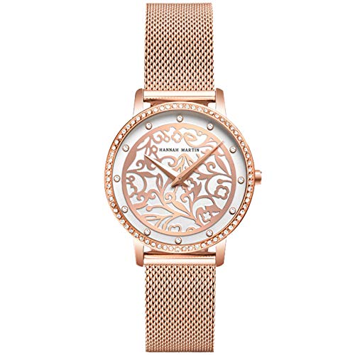 rorios Elegant Damen Uhren wasserdichte Quarz Armbanduhr Edelstahl Mesh Armbanduhr Casual Uhren für Mädchen Frauen rorios Elegant Damen Uhren wasserdichte Quarz Armbanduhr Edelstahl Mesh Armbanduhr Casual Uhren für Mädchen Frauen von rorios