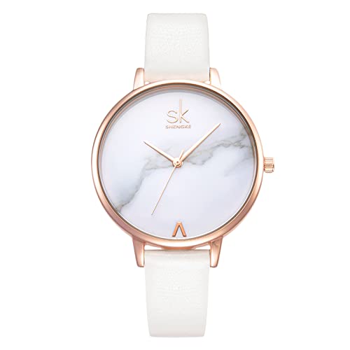 rorios Frauen Uhren Analog Quarz Uhr mit Lederarmband Mode Kleid Damenuhren Wasserdicht Armbanduhr von rorios