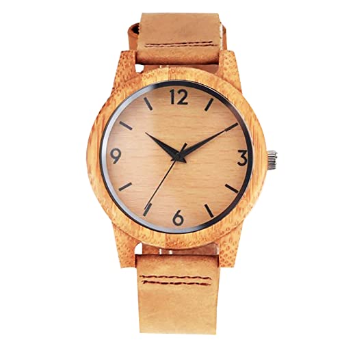rorios Holzuhr für Herren und Damen Natürholz mit Quarzwerk Unisex Holz-Armbanduhr Klassik Leicht Holz Uhr rorios Holzuhr für Herren und Damen Natürholz mit Quarzwerk Unisex Holz-Armbanduhr Klassik Leicht Holz Uhr von rorios