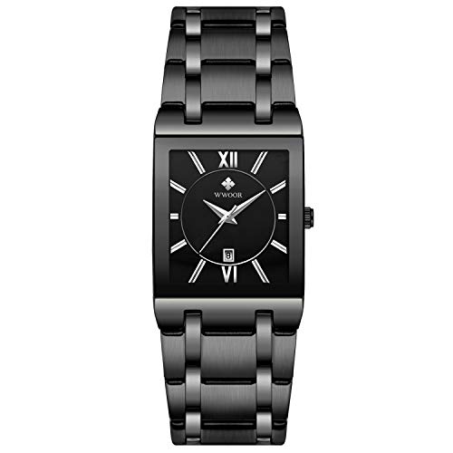 rorios Klassische Herren Uhren Analog Quarz Armbanduhren Edelstahlband Zifferblatt Multifunction Uhr mit Kalender Modische Männer Armbanduhr von rorios