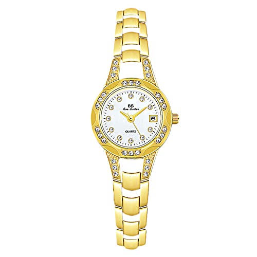 rorios Mode Damenuhr Analog Quarz Uhren mit Edelstahlarmband wasserdichte Uhren Diamanten Uhr für Damen Frauen von rorios