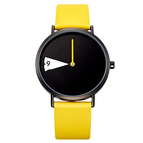 rorios Mode Damenuhren Analog Quarz Uhr mit Lederband Ultradünne Wasserdicht Uhr Minimalist Armbanduhr für Damen von rorios