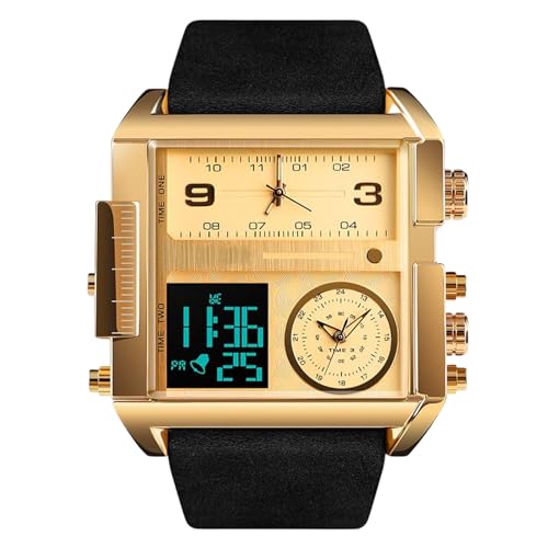 rorios Sport Herrenuhr Analog Digital Armbanduhr mit Wecker Leuchtende Stoppuhr Multifunktion Elektronische Uhren für Männer rorios Sport Herrenuhr Analog Digital Armbanduhr mit Wecker Leuchtende Stoppuhr Multifunktion Elektronische Uhren für Männer von rorios
