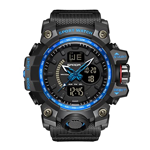 rorios Damen Herren Uhren Unisex Digitaluhren Quarz Militär Armbanduhren Wasserdicht Sportuhr mit Alarm Timer Elektronische Multifunktions Uhr für Herren Damen von rorios