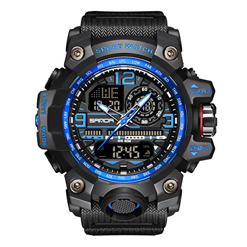 rorios Damen Herren Uhren Unisex Digitaluhren Quarz Militär Armbanduhren Wasserdicht Sportuhr mit Alarm Timer Elektronische Multifunktions Uhr für Herren Damen von rorios