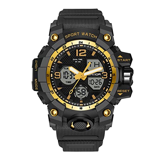 rorios Damen Herren Uhren Unisex Digitaluhren Quarz Militär Armbanduhren Wasserdicht Sportuhr mit Alarm Timer Elektronische Multifunktions Uhr für Herren Damen von rorios