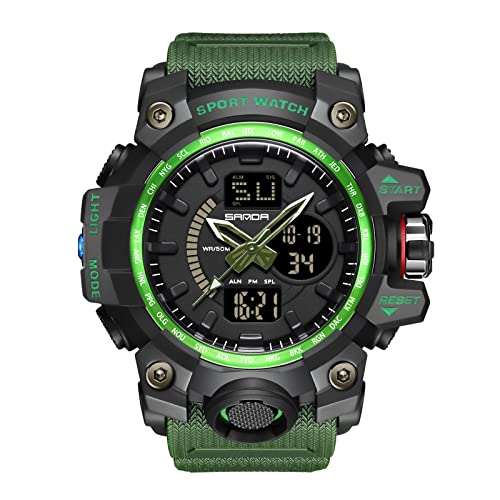rorios Damen Herren Uhren Unisex Digitaluhren Quarz Militär Armbanduhren Wasserdicht Sportuhr mit Alarm Timer Elektronische Multifunktions Uhr für Herren Damen von rorios