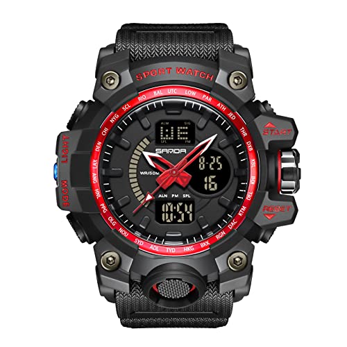 rorios Damen Herren Uhren Unisex Digitaluhren Quarz Militär Armbanduhren Wasserdicht Sportuhr mit Alarm Timer Elektronische Multifunktions Uhr für Herren Damen von rorios