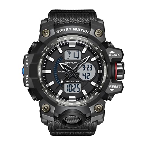 rorios Damen Herren Uhren Unisex Digitaluhren Quarz Militär Armbanduhren Wasserdicht Sportuhr mit Alarm Timer Elektronische Multifunktions Uhr für Herren Damen rorios Damen Herren Uhren Unisex Digitaluhren Quarz Militär Armbanduhren Wasserdicht Sportuhr mit Alarm Timer Elektronische Multifunktions Uhr für Herren Damen von rorios