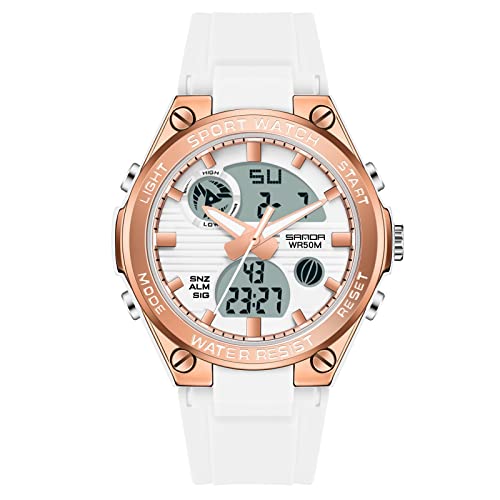 rorios Damen Uhren Digital Wasserdicht Armbanduhren Quarz Sportuhr Militär Uhren mit Alarm Timer Elektronische Multifunktions Uhr für Damen rorios Damen Uhren Digital Wasserdicht Armbanduhren Quarz Sportuhr Militär Uhren mit Alarm Timer Elektronische Multifunktions Uhr für Damen von rorios