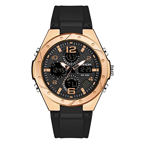 rorios Damen Uhren Digital Wasserdicht Armbanduhren Quarz Sportuhr Militär Uhren mit Alarm Timer Elektronische Multifunktions Uhr für Damen von rorios