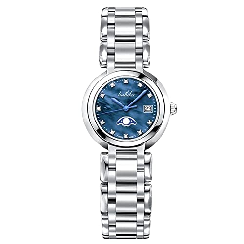 rorios Damenuhr Analog Quarz Uhren mit Edelstahl Armband Diamant Wasserdicht Uhren Klassische für Frauen Mädchen von rorios