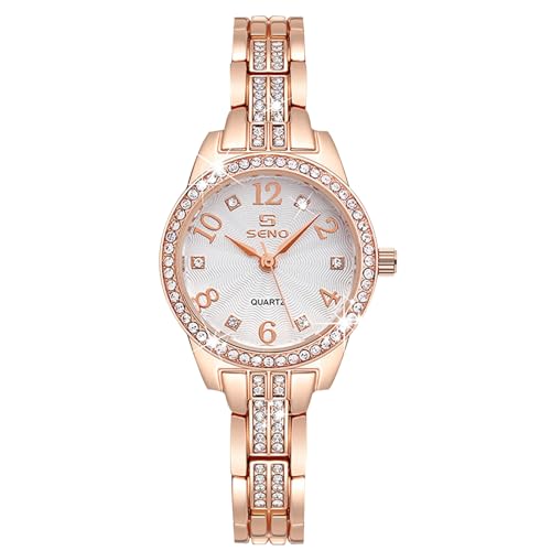 rorios Elegant Armbanduhr für Frauen Analog Quarz Uhr Damen Diamant Uhren Dress Wasserdicht Armbanduhr Roségold Edelstahl Uhren rorios Elegant Armbanduhr für Frauen Analog Quarz Uhr Damen Diamant Uhren Dress Wasserdicht Armbanduhr Roségold Edelstahl Uhren von rorios