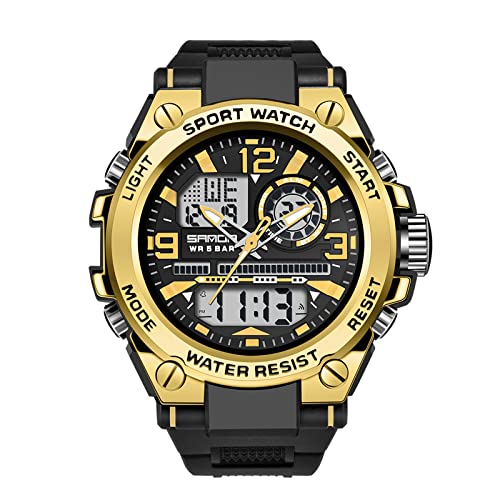 rorios Herren Sportuhren Digitaluhren mit Alarm Outdoor Elektronische Uhr Leuchtend Uhr Militär Armbanduhr für Männer Jungen von rorios