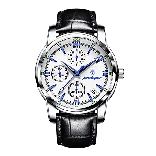 rorios Herren Uhren Analoge Quarz Uhren Business Leuchtende Armbanduhr Wasserdicht Uhren für Männer von rorios