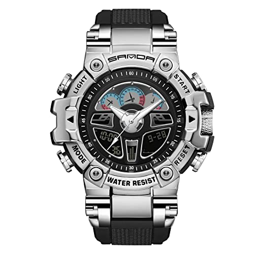 rorios Herren Uhren Sport Digitaluhren Outdoor Militär Uhren mit Alarm Timer Kalender Armbanduhr für Männer Jungen von rorios