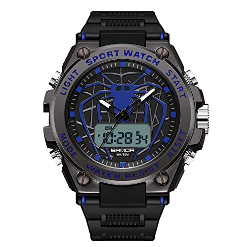 rorios Herren Uhren Sport Digitaluhren mit Alarm Timer Outdoor Luminous Watch Kalender Armbanduhr für Männer Jungen von rorios