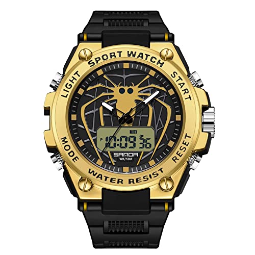 rorios Herren Uhren Sport Digitaluhren mit Alarm Timer Outdoor Luminous Watch Kalender Armbanduhr für Männer Jungen von rorios