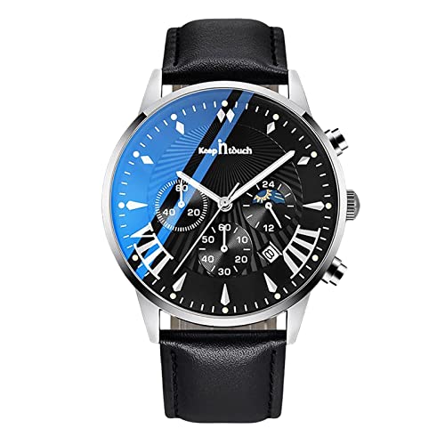 rorios Multifunktions Herrenuhren Herren Business Analoge Quarzuhr Sport Chronograph Männer Armbanduhr 3ATM Leuchtend Uhr mit Lederarmband rorios Multifunktions Herrenuhren Herren Business Analoge Quarzuhr Sport Chronograph Männer Armbanduhr 3ATM Leuchtend Uhr mit Lederarmband von rorios