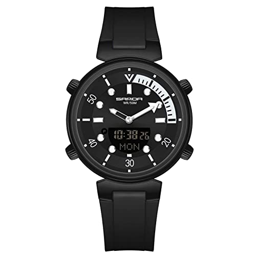 rorios Unisex Digitaluhren Wasserdicht Sportuhr mit Alarm Timer Quarz Militär Armbanduhren Multifunktions Elektronische Uhr für Herren Damen von rorios