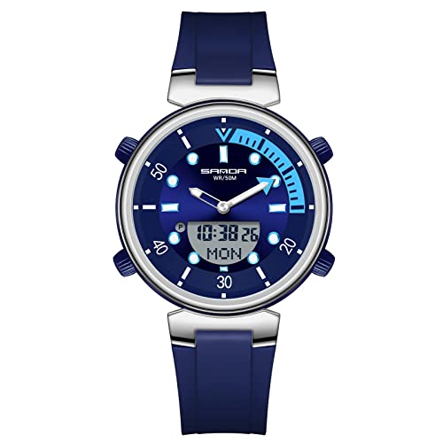 rorios Unisex Digitaluhren Wasserdicht Sportuhr mit Alarm Timer Quarz Militär Armbanduhren Multifunktions Elektronische Uhr für Herren Damen von rorios