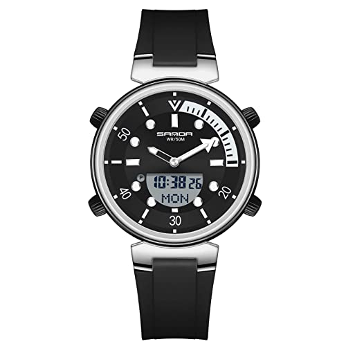 rorios Unisex Digitaluhren Wasserdicht Sportuhr mit Alarm Timer Quarz Militär Armbanduhren Multifunktions Elektronische Uhr für Herren Damen von rorios