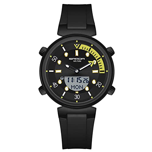 rorios Unisex Digitaluhren Wasserdicht Sportuhr mit Alarm Timer Quarz Militär Armbanduhren Multifunktions Elektronische Uhr für Herren Damen von rorios