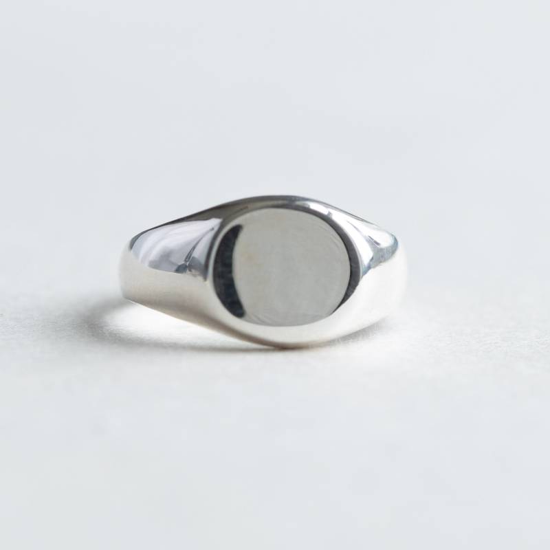 Personalisierter Siegelring, Pinky Ring, Initial Monogramm 925 Sterling Silber Personalisierte Hand Gravierte Ring von roseandchoc