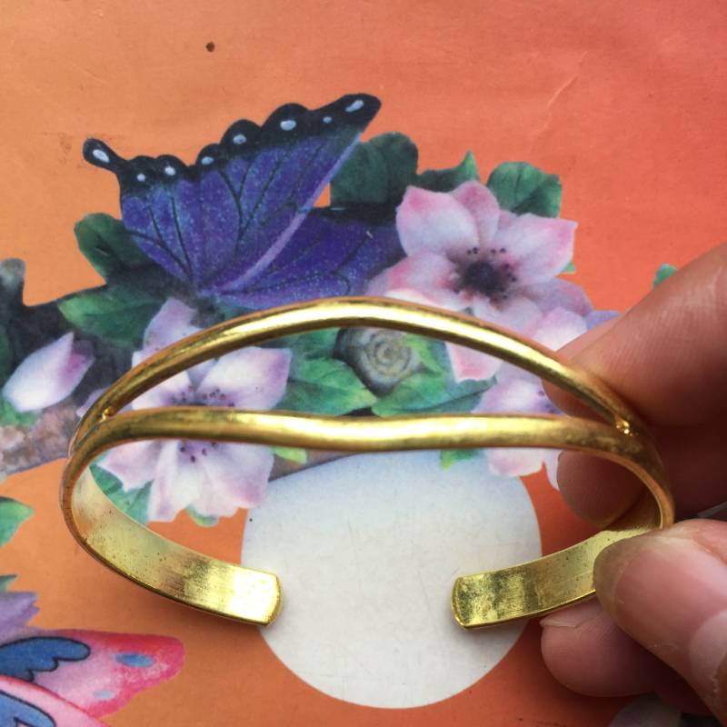 Großhandel 5stk Gold Auge Runde Armbänder Rohlinge/Manschetten Charms Erkenntnisse Großhandel 5stk Gold Auge Runde Armbänder Rohlinge/Manschetten Charms Erkenntnisse von rosecounty