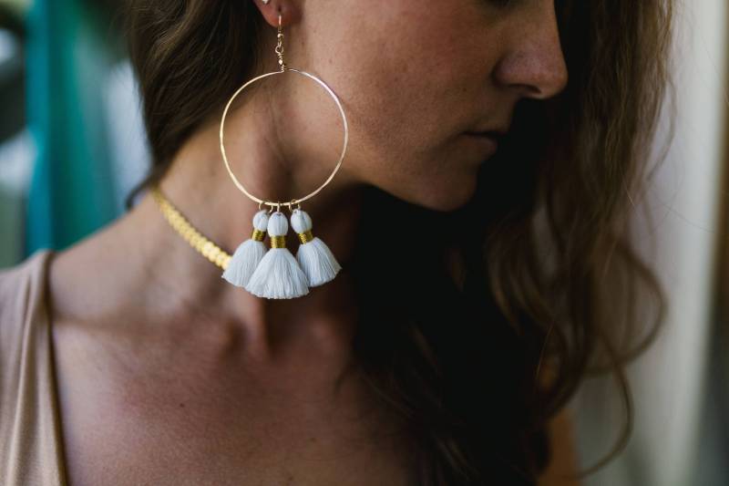 Quastenohrringe von roseinez