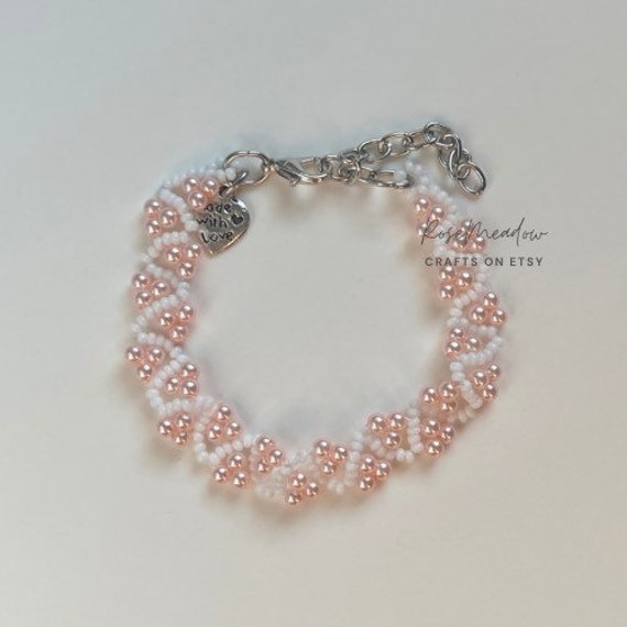 Champagner Bubbles Armband von rosemeadowcrafts