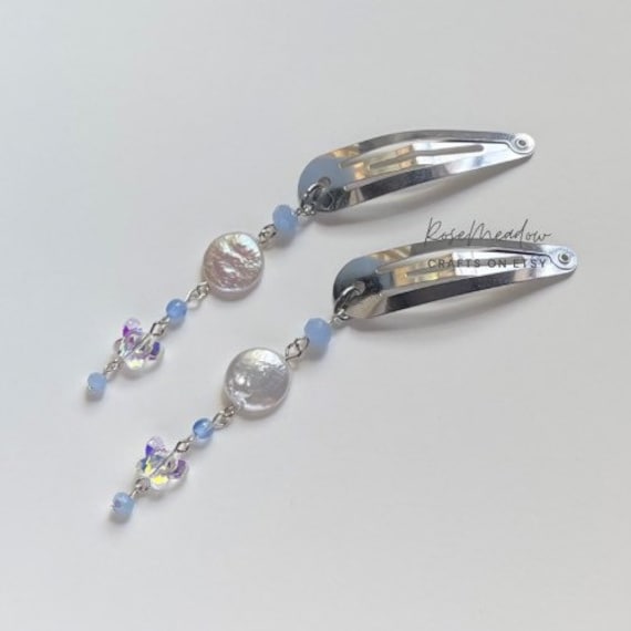 Coquette Perlen Haarspange von rosemeadowcrafts