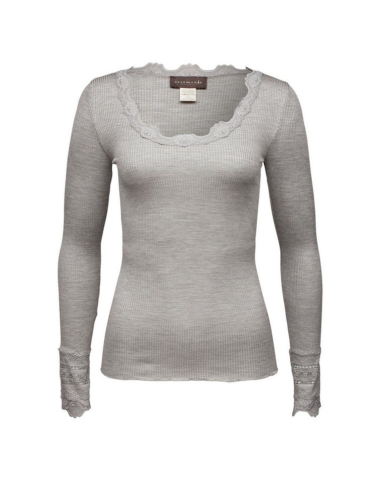 rosemunde Langarmshirt (1-tlg) Spitze von rosemunde