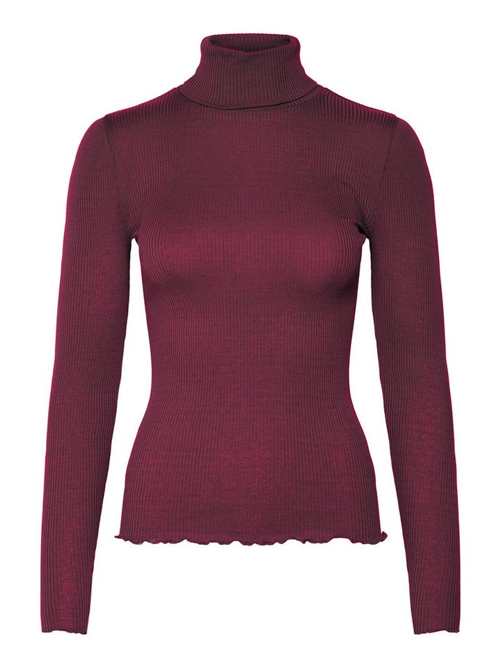 rosemunde Rollkragenshirt Beatha silk shirt Langarm Rolli, bequem, feminin, weich, Seide-/Baumwollmischung von rosemunde