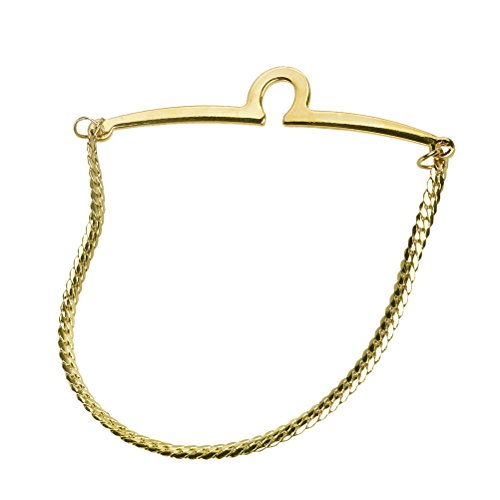 ROSENICE Krawattenkette Herren Krawattenklammern Kette (Golden) von rosenice