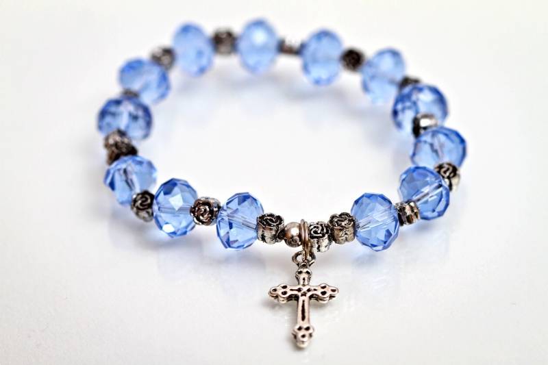 Rondelle Facettierte Kristallglas 10 Mm Handgemachte Christian, Rosenkranz & Keine Kreuz Armbänder Rondelle Facettierte Kristallglas 10 Mm Handgemachte Christian, Rosenkranz & Keine Kreuz Armbänder von rosiesbracelets