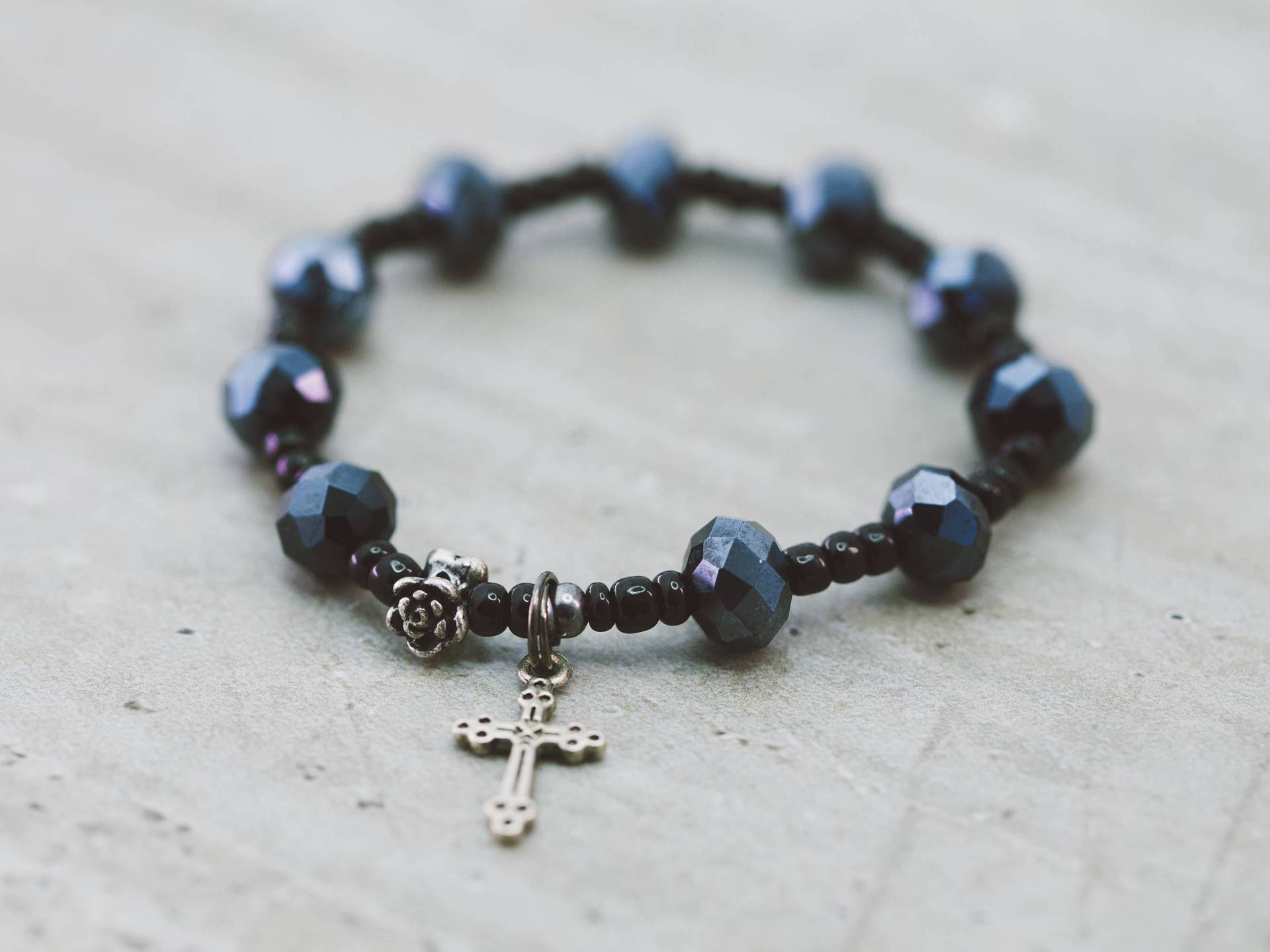 Schwarz Ori Kristall 10 Mm Multi-stile, Christian, Rosenkranz & Kein Kreuz Armbänder Schwarz Ori Kristall 10 Mm Multi-stile, Christian, Rosenkranz & Kein Kreuz Armbänder von rosiesbracelets