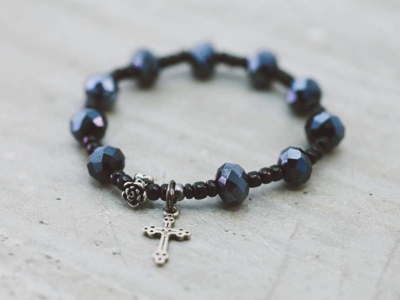 Schwarz Ori Kristall 10 Mm Multi-stile, Christian, Rosenkranz & Kein Kreuz Armbänder Schwarz Ori Kristall 10 Mm Multi-stile, Christian, Rosenkranz & Kein Kreuz Armbänder von rosiesbracelets
