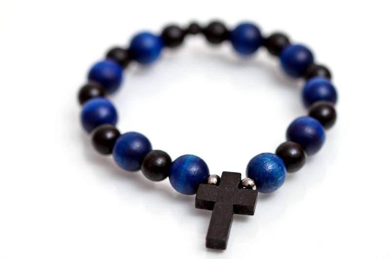 W-002 Holz-Handgemachte Rosenkranz Armbänder von rosiesbracelets