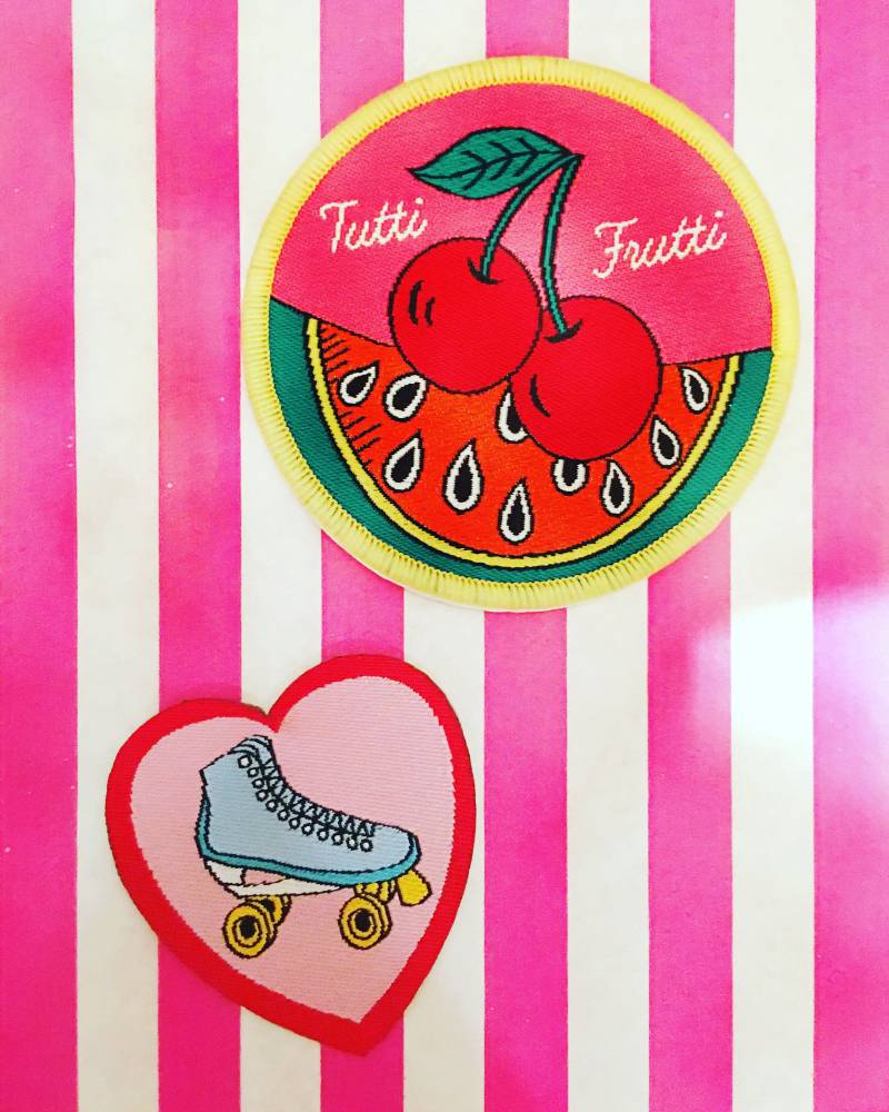 Tutti Frutti Aufnäher Zum Aufbügeln Kirsche Wassermelone Essen von rosiewonders
