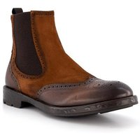 rosso e nero Herren Chelsea Boots braun Glattleder von rosso e nero