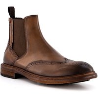 rosso e nero Herren Chelsea Boots braun Glattleder von rosso e nero