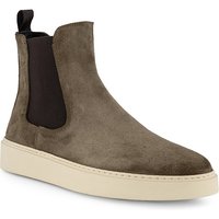 rosso e nero Herren Chelsea Boots braun Veloursleder von rosso e nero