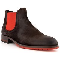 rosso e nero Herren Chelsea Boots braun Velours von rosso e nero