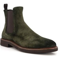 rosso e nero Herren Chelsea Boots grün Velours von rosso e nero